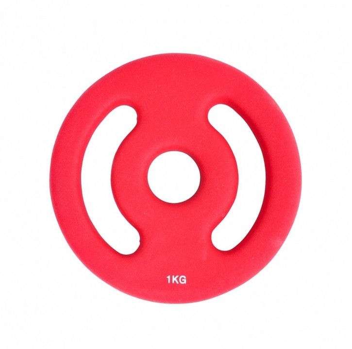 Disco in neoprene rosso 1 kg