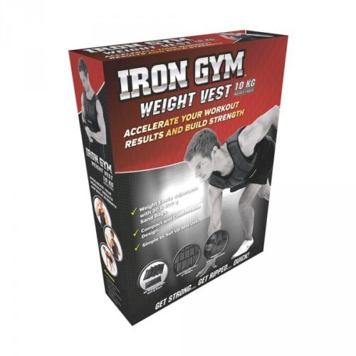 Gilet con Pesi fino a 10kg Regolabile| Iron Gym®