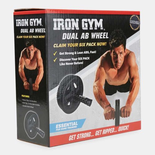 Doppia Ruota per addominali Dual Ab Wheel Iron Gym®