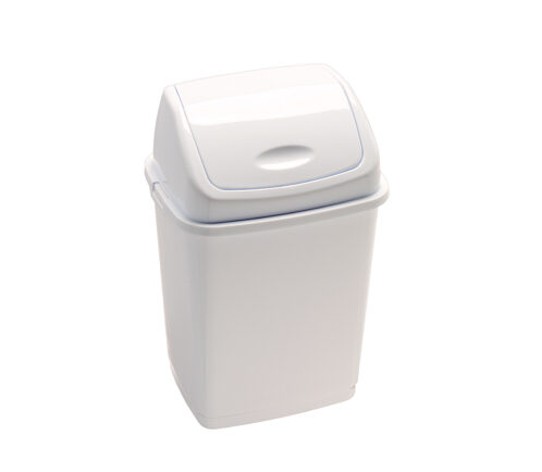 pattumiera cestino bianco