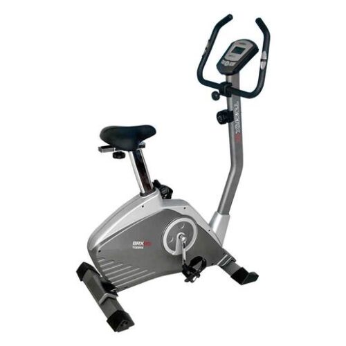 Cyclette magnetica con regolazione manuale a 8 livelli e massa volanica da 9 kg, ideale per allenamenti fluidi e silenziosi. Dotata di console LCD con rilevazione hand pulse e informazioni su distanza, tempo, calorie, velocità, RPM e frequenza cardiaca. Sella e manubrio regolabili per una postura ottimale. Pedivella a 3 pezzi e pedali extra large con cinghietto. Portata massima 125 kg.