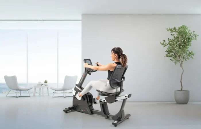 Bike Recumbent Cyclette BRX R300 HRC, Volano 14 Kg - immagine 11